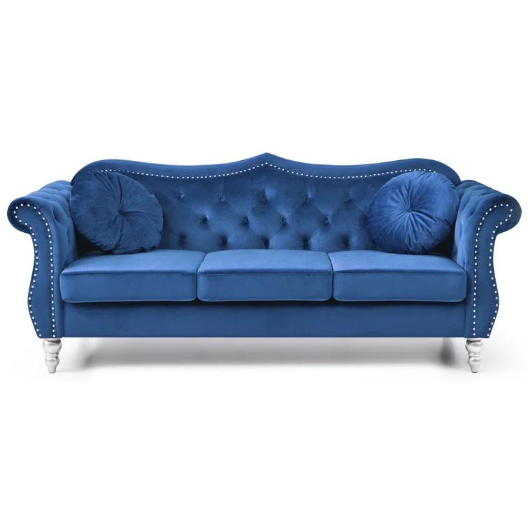Glory Furniture 82'' Velvet Sofa