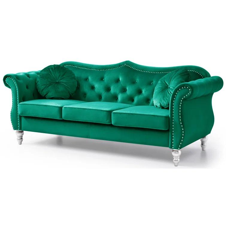 Hollywood 82'' Velvet Sofa