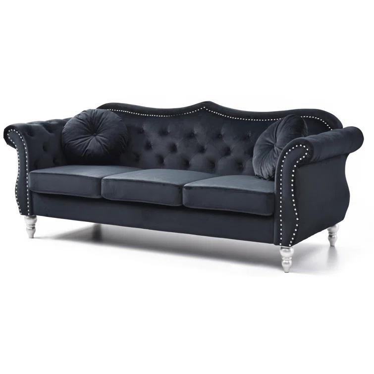 Hollywood 82'' Velvet Sofa