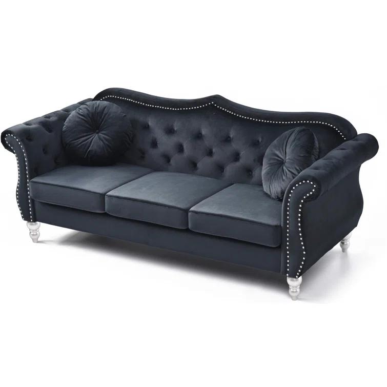 Hollywood 82'' Velvet Sofa