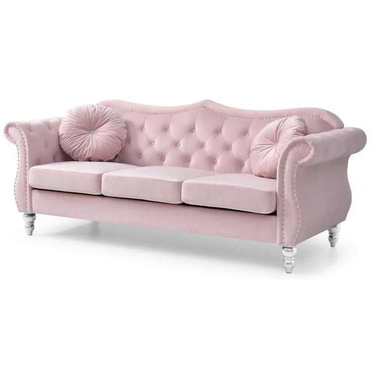 Hollywood 82'' Velvet Sofa