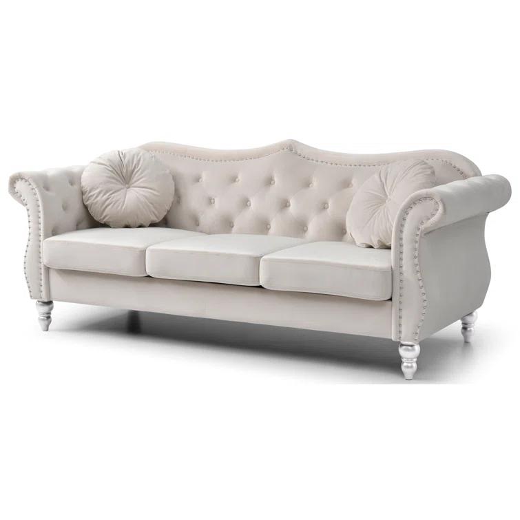 Glory Furniture 82'' Velvet Sofa