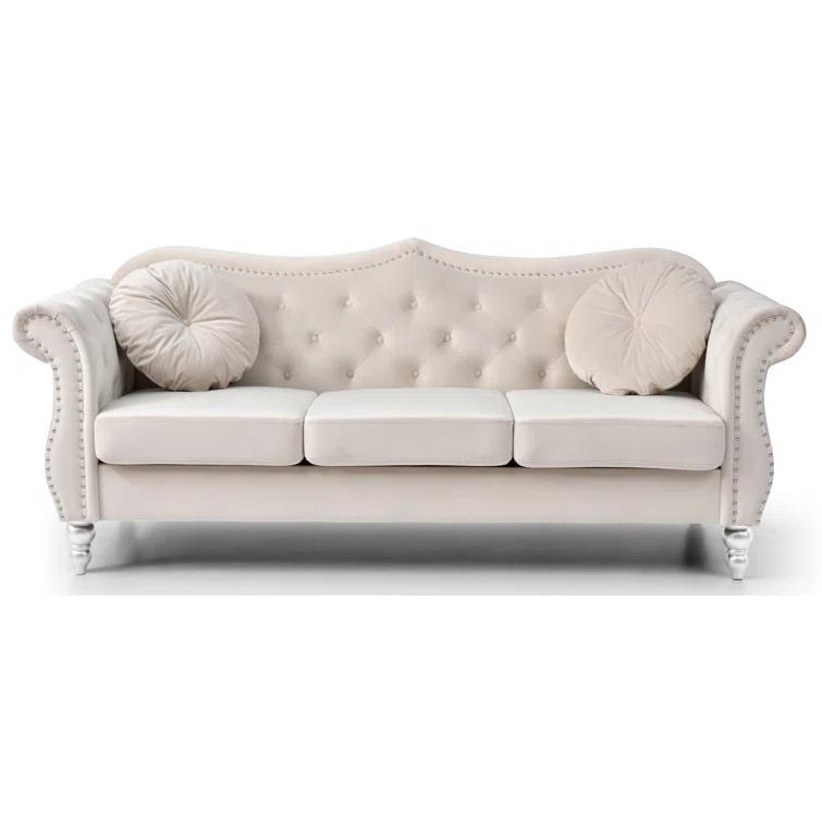 Glory Furniture 82'' Velvet Sofa
