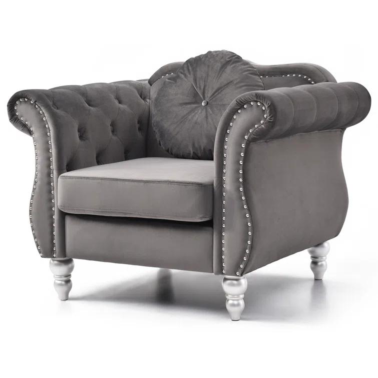 Hollywood Velvet Armchair