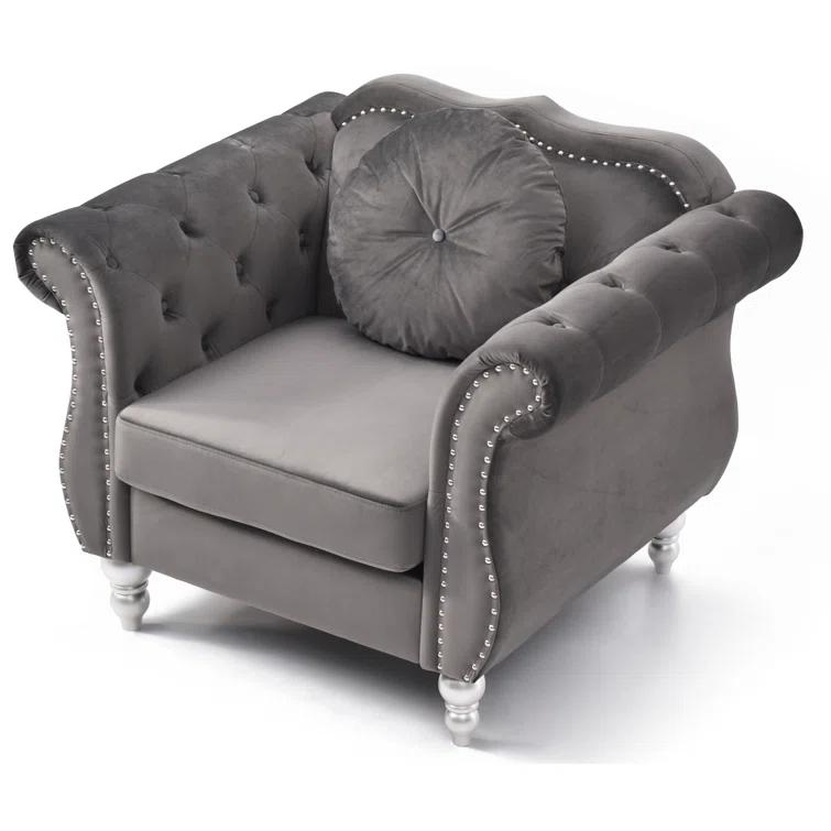Hollywood Velvet Armchair