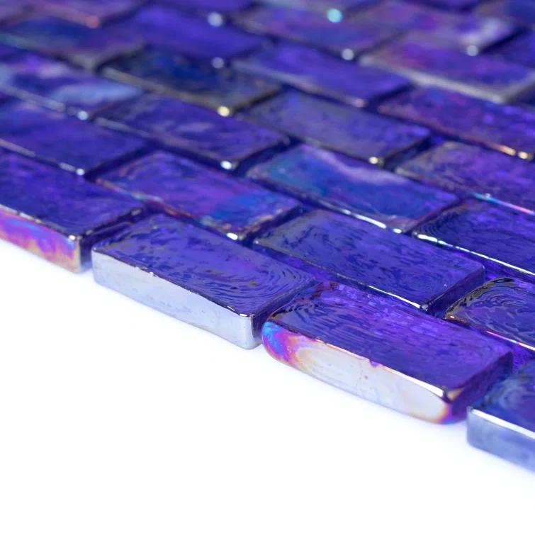 Swimming Pool 0.75" x 1.65"Straight Edge Glass Brick Joint Tile