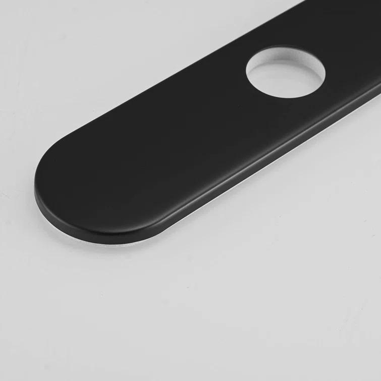 BWE P-22-Black Kitchen and Bathroom Sink Deck Plate