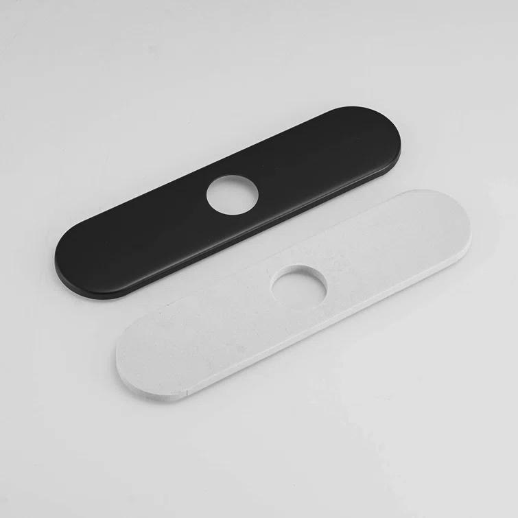 BWE P-22-Black Kitchen and Bathroom Sink Deck Plate