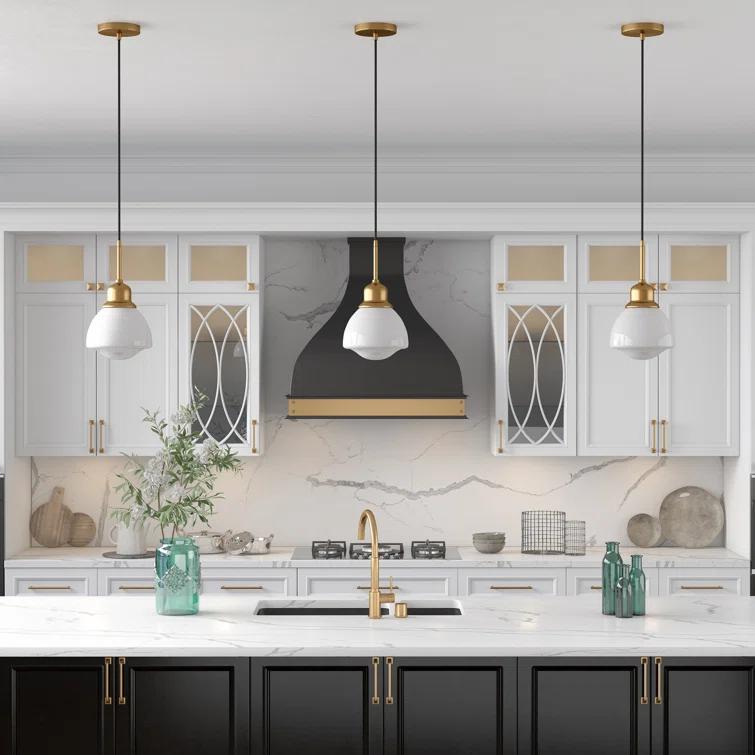 Katarina Single Light Glass Dimmable Pendant