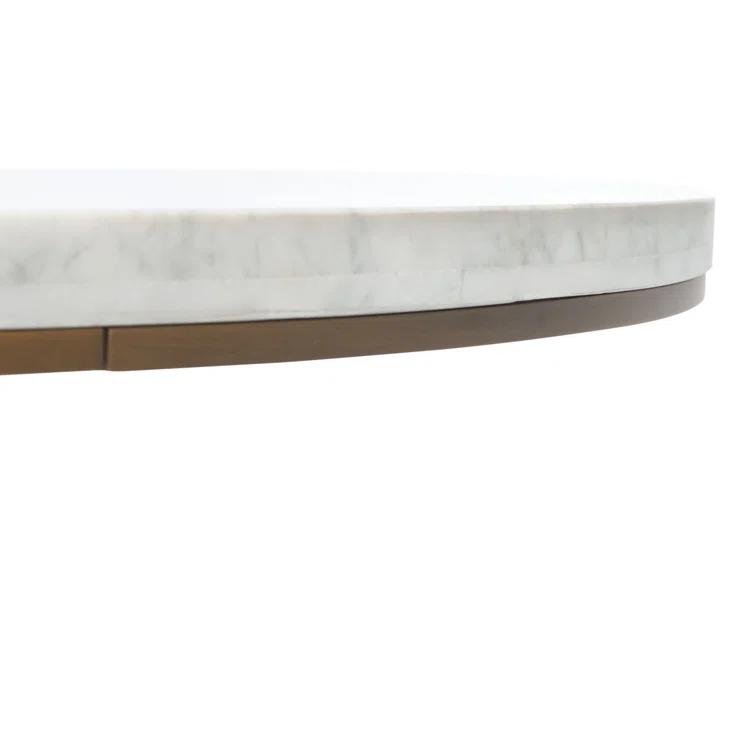 Safavieh Couture Azalea Round Marble Top Dining Table