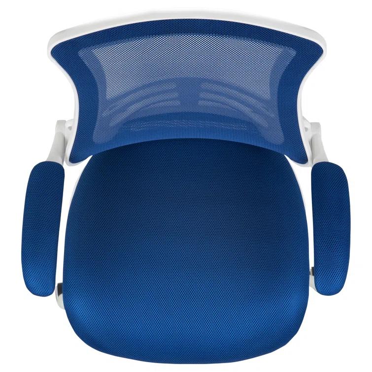 Jayetta Mid-Back Mesh Swivel Ergonomic Office Chair with Flip-Up Arms by Flash Furniture