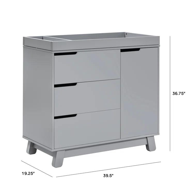 Hudson 3 Drawer 39.5" W Changing Table Dresser