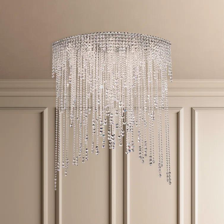 Chantant Crystal Flush Mount