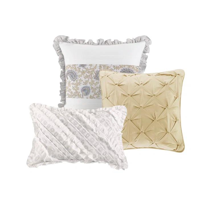 Madison Park Dawn 9 Piece Cotton Percale Comforter Set
