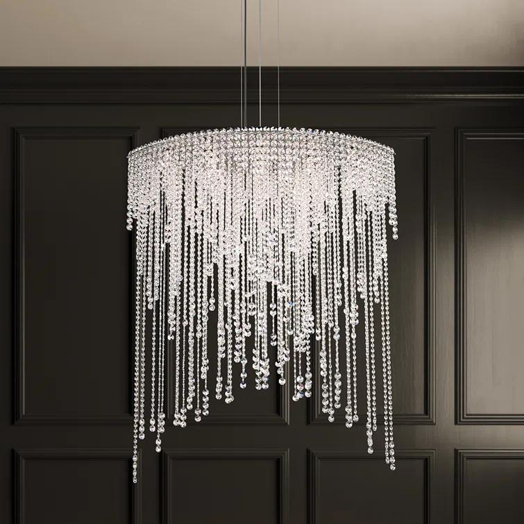 Chantant 8 - Light Glass Geometric Chandelier