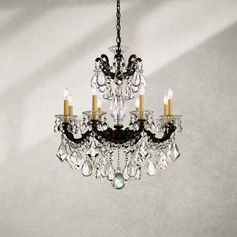 La Scala 8 - Light Glass Classic / Traditional Chandelier