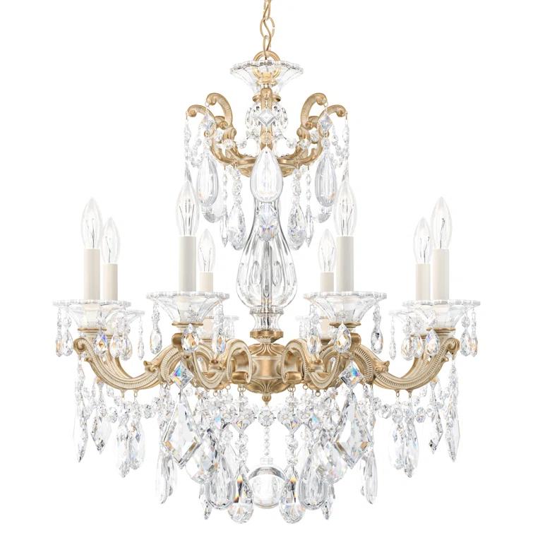 La Scala 8 - Light Glass Classic / Traditional Chandelier