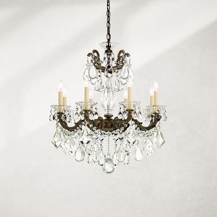 La Scala 8 - Light Glass Classic / Traditional Chandelier