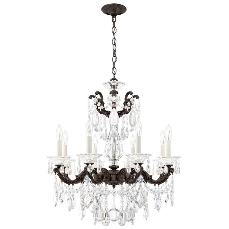 La Scala 8 - Light Glass Classic / Traditional Chandelier