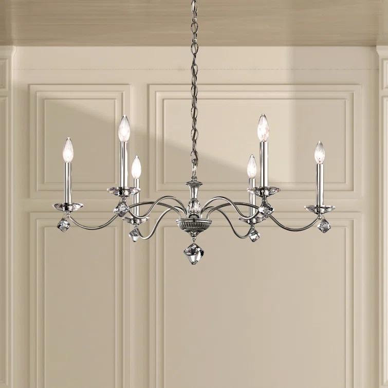 Modique 6 - Light Dimmable Classic / Traditional Chandelier