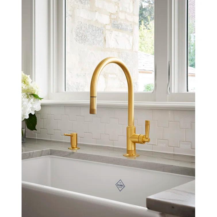 Graceline Pull-Down Kitchen Faucet With C-Spout