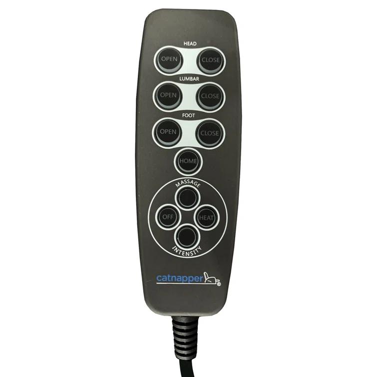 Booher Power Lay Flat Recliner with Adjustable Headrest & Lumbar and Therapeutic Heat & Massage