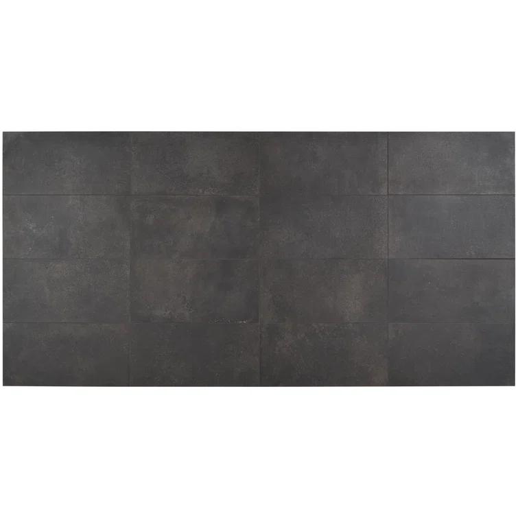 Large Format 12" x 24" Porcelain Concrete Look Wall & Floor Tile
