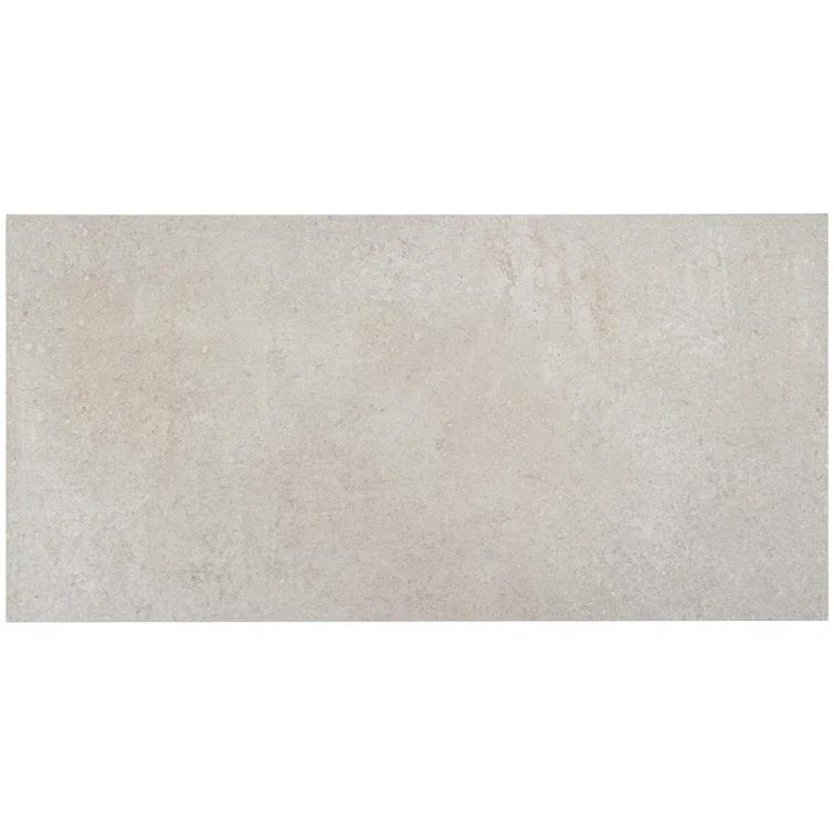 Large Format 12" x 24" Porcelain Concrete Look Wall & Floor Tile