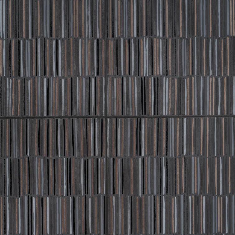 Large Format 12" x 24" Porcelain Patterned Wall & Floor Tile
