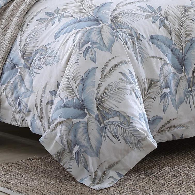 Tommy Bahama Bakers Bluff Blue Cotton Comforter Set