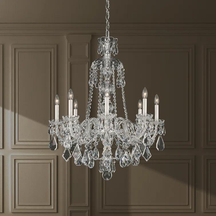 Hamilton 8 - Light Glass Classic / Traditional Chandelier