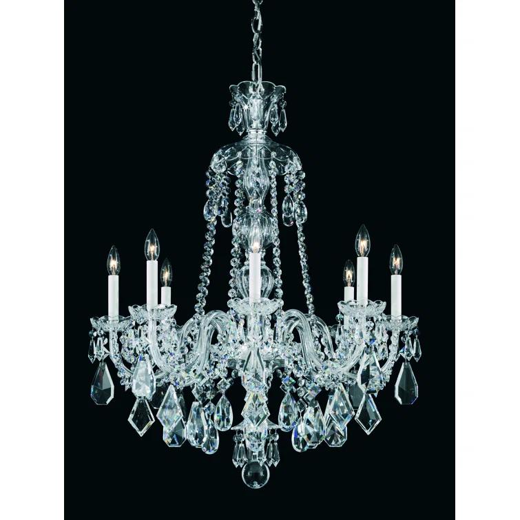 Hamilton 8 - Light Glass Classic / Traditional Chandelier