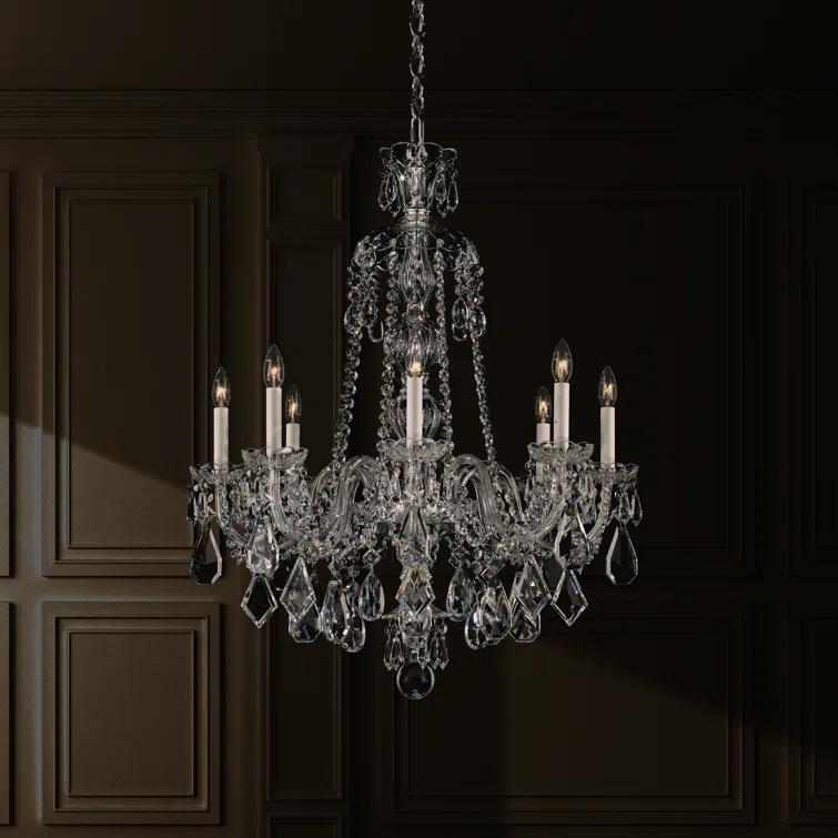 Hamilton 8 - Light Glass Classic / Traditional Chandelier