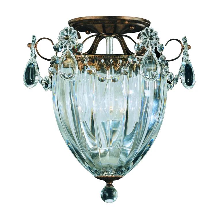 Bagatelle Crystal Semi Flush Mount