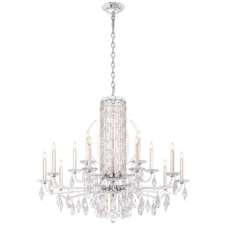 Sarella 15 - Light Glass Classic / Traditional Chandelier