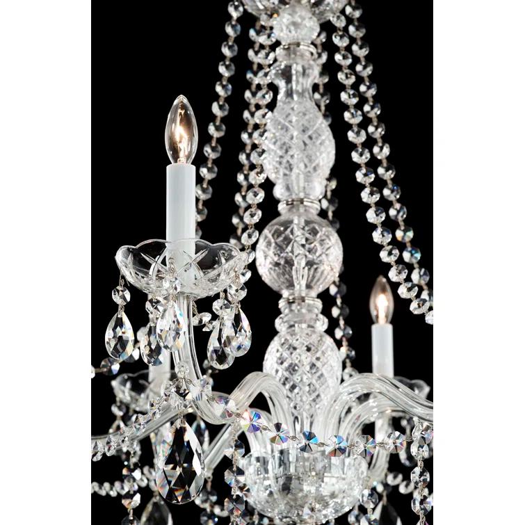 Arlington 6 - Light Glass Classic / Traditional Chandelier