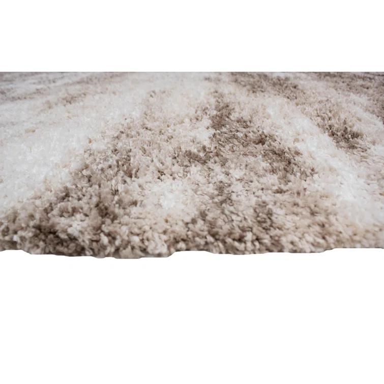 Alban Indoor Shag Beige Area Rug