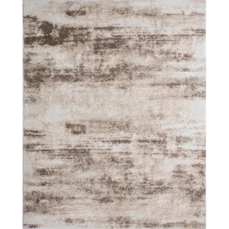 Alban Indoor Shag Beige Area Rug