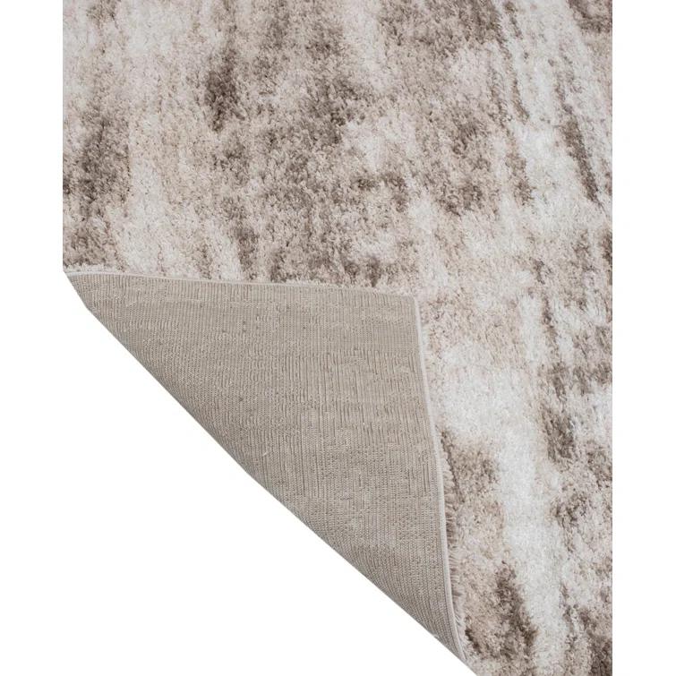 Alban Indoor Shag Beige Area Rug