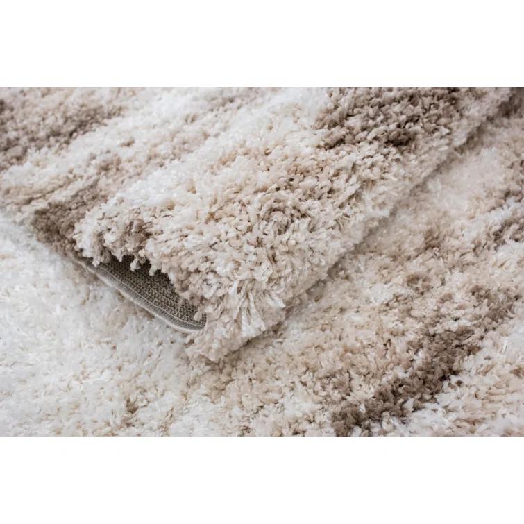 Alban Indoor Shag Beige Area Rug