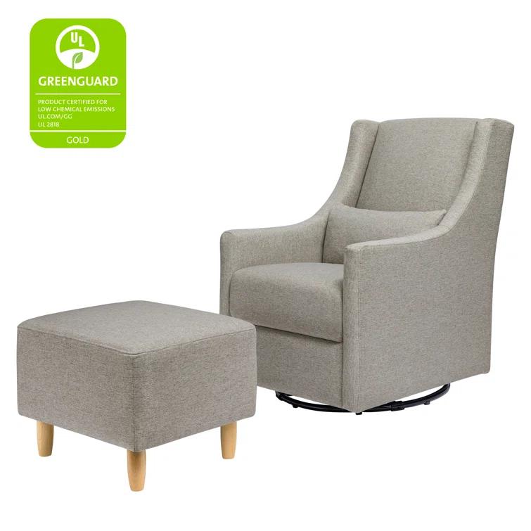 Toco Swivel Glider with Ottoman Set
