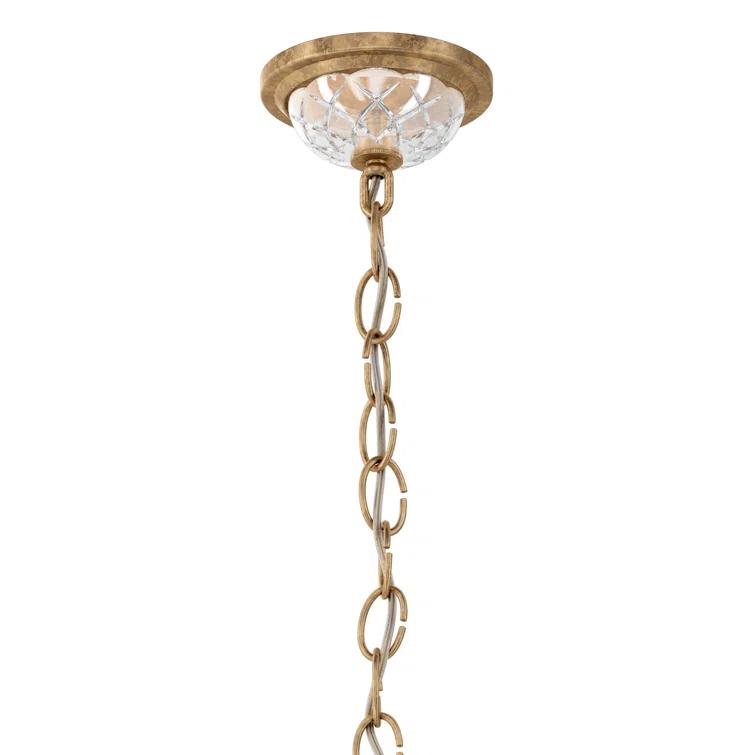 Century 12 - Light Glass Dimmable Classic / Traditional Chandelier