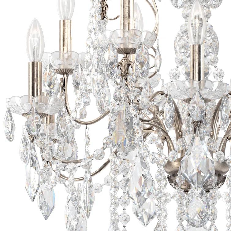 Century 12 - Light Glass Dimmable Classic / Traditional Chandelier