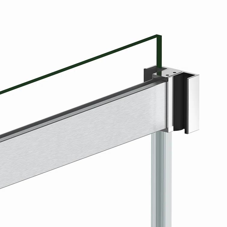 Spezia 44" - 48"W x 76" H Double Sliding Frameless Shower Door