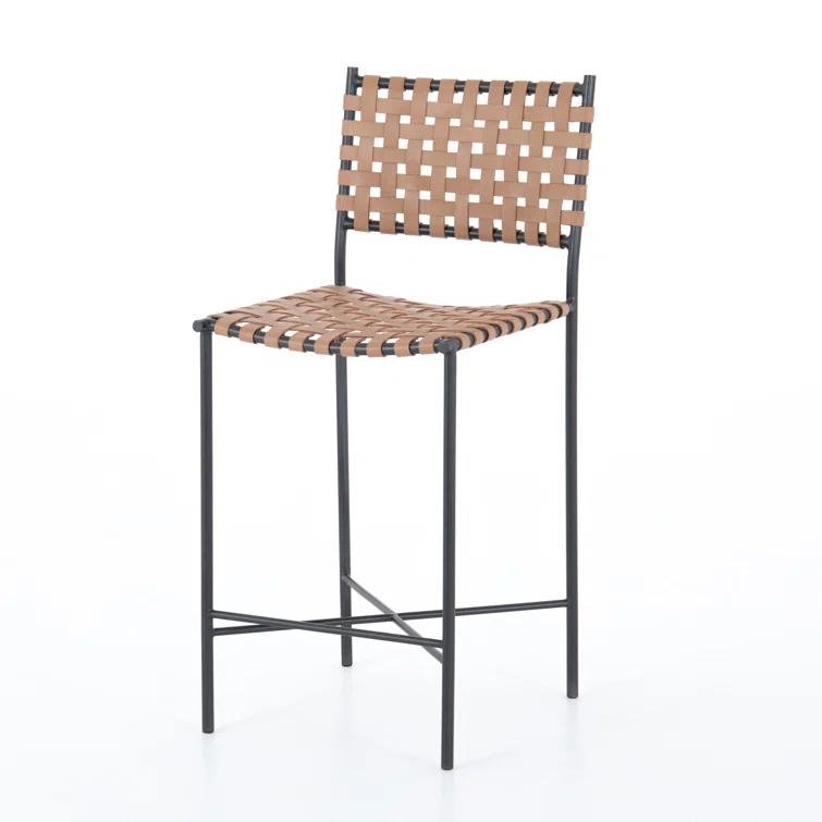 Daniel Leather Bar And Counter Stool - Counter