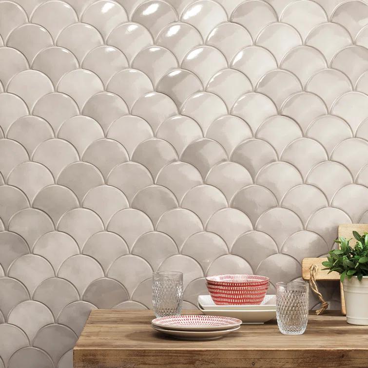 Riptide 2" x 5" Ceramic Patterned Wall Tile (4.06 Sq. Ft. / Case)