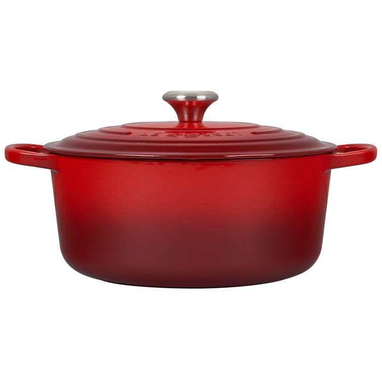 Le Creuset ® Signature 7.25-Qt. Licorice Black Enameled Cast Iron Dutch Oven