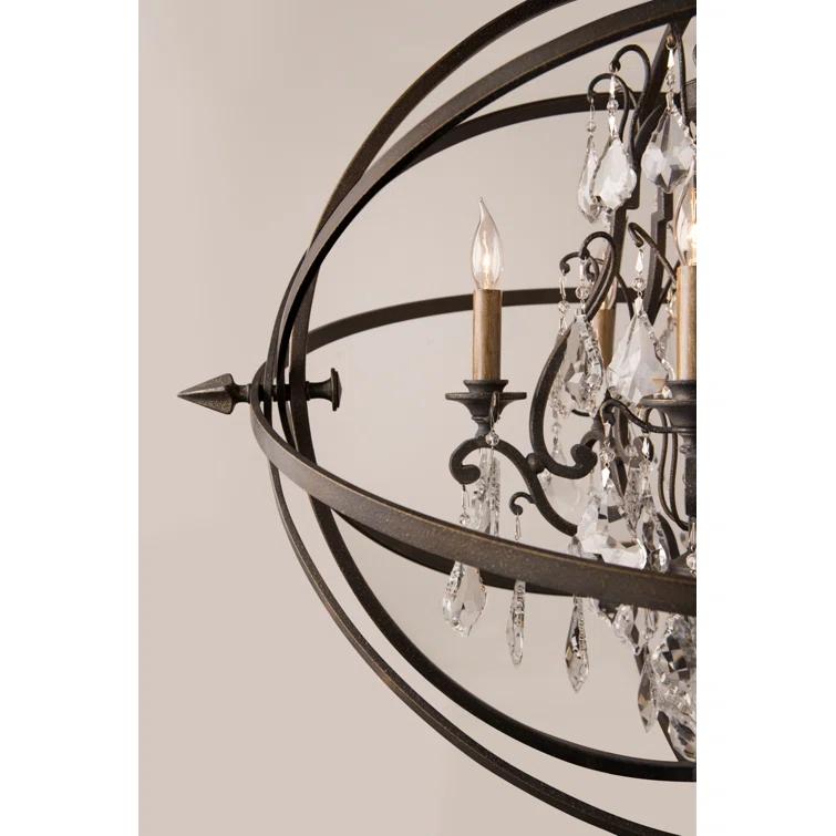 Byron 8 - Light Globe Chandelier