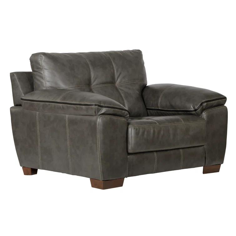 Peosta 61" Wide Tufted Polyester Chair and a Half