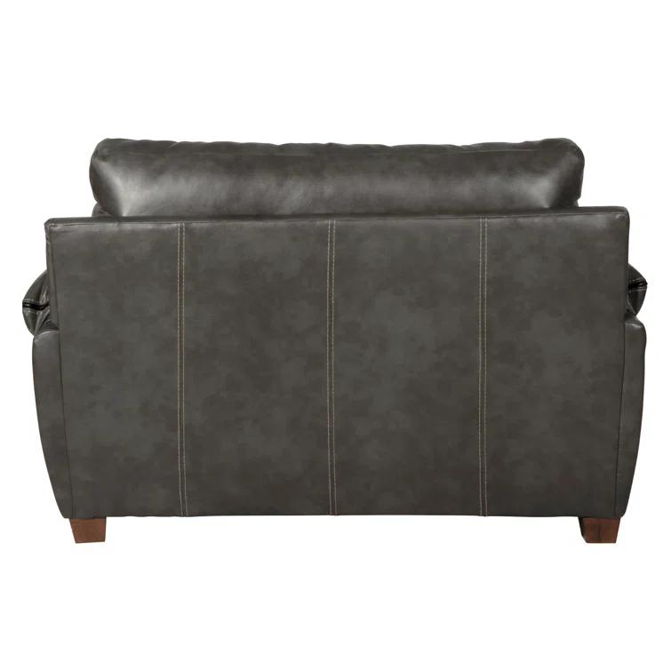 Peosta 61" Wide Tufted Polyester Chair and a Half